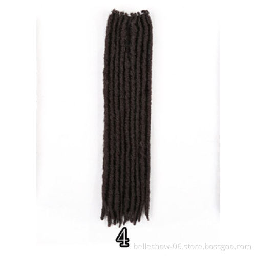 Hot sell 18-inch 18 stand wholesale cheap hot solid braids dirty braids Straight GYPSY 18roots fashion crochet hair